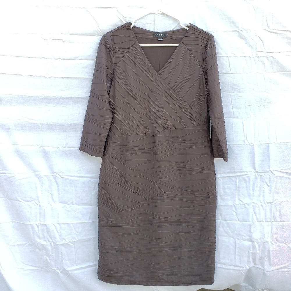 Tribal brow midi dress